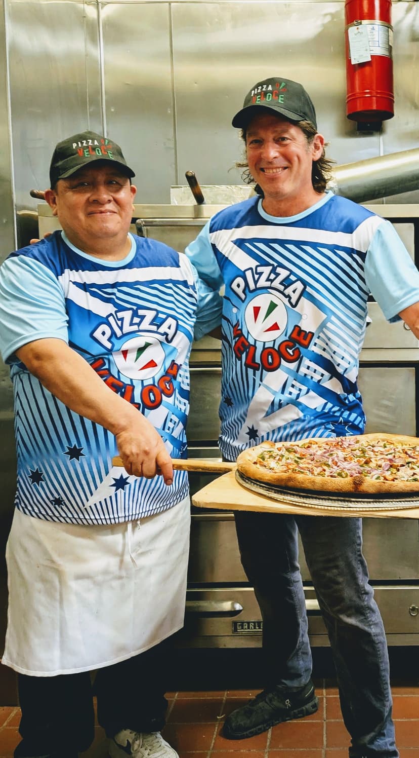 Fresh pizza